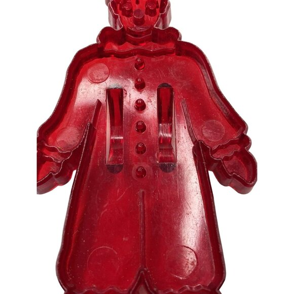 Clown Educational Products Company Red Plastic Cookie Imprint Cutter 4" Vintage - Picture 2 of 7